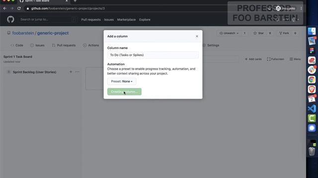 Setting up a Sprint Task Board for Agile Development on GitHub смотреть онлайн