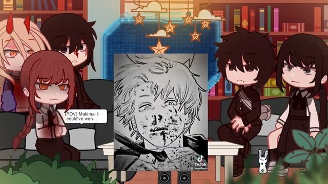 Denji's Old Trio + Denji's New Trio + Makima react's to Denji VS Makima __ Part 2__ __ Short смотреть онлайн