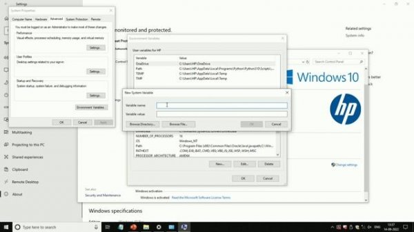 Installation of Java 8 in Windows 10