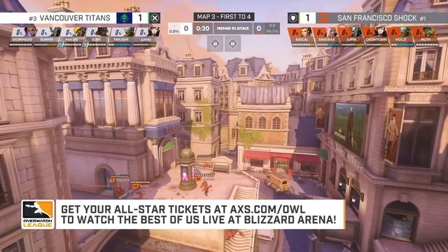 #154 Vancouver Titans VS San Francisco Shock смотреть онлайн