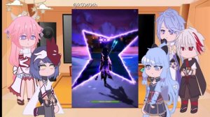 ||Inazuma characters react to Raiden and Wanderer Part 1||Genshin Impact||