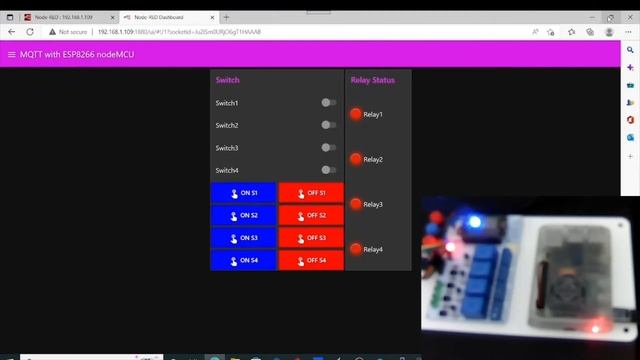 MQTT with ESP8266 & RaspberryPI смотреть онлайн