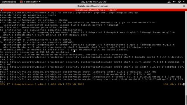 Curso de Linux de NKSISTEMAS.COM - Distribución Debian - Parte 6 смотреть онлайн