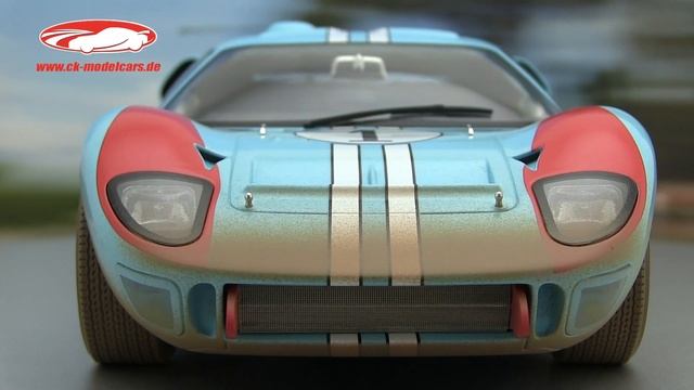 Ck-modelcars-video: Ford GT40 #1 2nd 24h LeMans 1966 Miles, Hulme Dirty Version CMR
