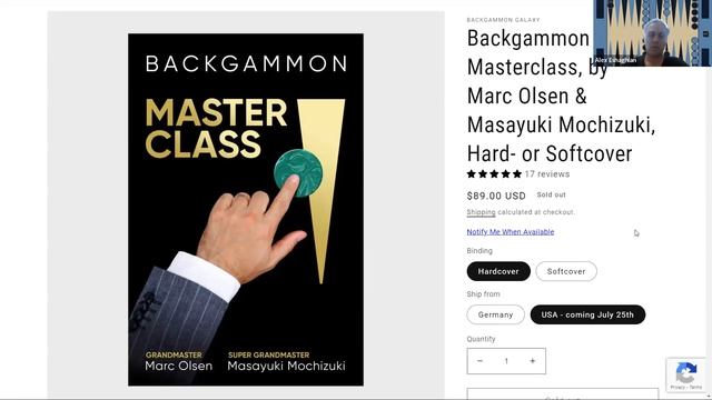 Backgammon Master Class Book Review