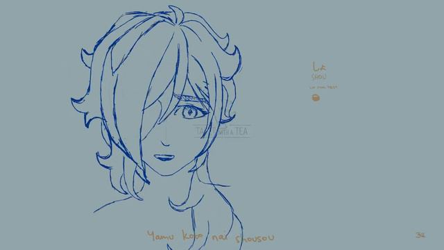 Kaeya Sings, JP (Blender Grease Pencil Animation) смотреть онлайн