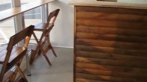 Столы и стулья раскладные. Барная стойка. Барные стулья.