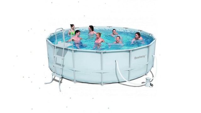 Каркасный бассейн BestWay, 549х132см, 26000л, фильтр-насос (BestWay) обзор 56427/56232 BW смотреть онлайн
