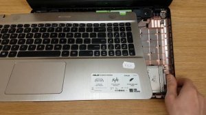 Asus Vivobook Max X541N How to disassemble and replace battery. Datamarket replace HP parts