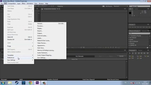 Проблема с media and disc cache в After Effects смотреть онлайн