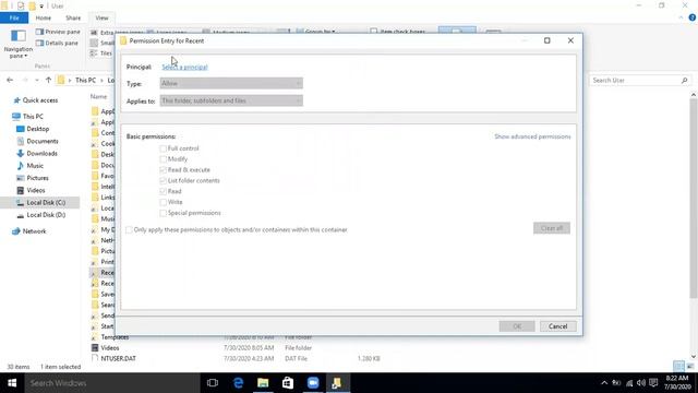 Folder "Recent" is in accessible by "Run". Its access is denied смотреть онлайн