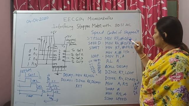 Speed Control of Stepper Motor with 8051 Microcontroller Part 2 By Dr. Shahanaz Ayub, B.I.E.T Jhans смотреть онлайн