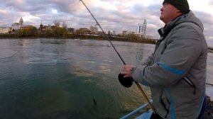 Ловля хариуса в октябре на р. Ангаре Иркутская обл...