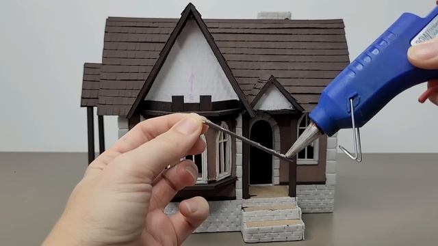 Маленький домик из картона своими руками / DIY