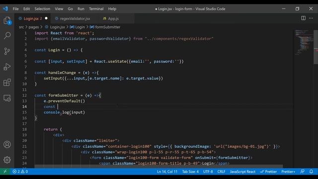 LOGIN FORM VALIDATION | REACT Series in TAMIL смотреть онлайн