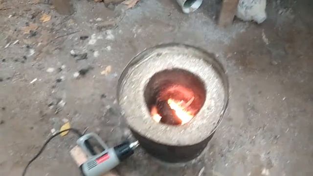 Печка для плавки металлов сделай сам 1 часть смотреть онлайн