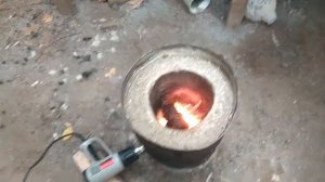Печка для плавки металлов сделай сам 1 часть