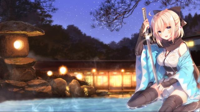 FGO / Fate Grand Order - Okita Souji - Sakura saber (Animated wallpaper) смотреть онлайн