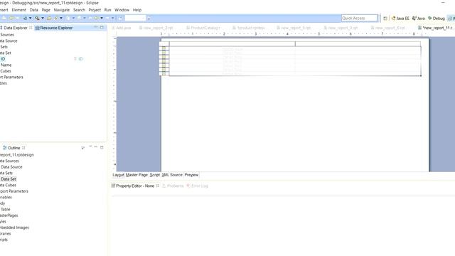 How to create a Report using BIRT(Eclipse) using Data set 1 смотреть онлайн