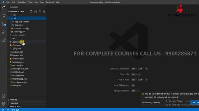HOW TO MOVE PROJECT INTO SOURCECODE EDITOR | ANGULAR IN TELUGU смотреть онлайн