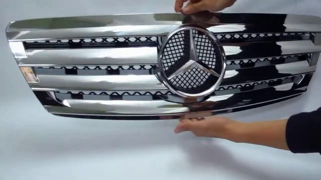 CrazyTheGod W220 2003-2006 Facelifed GRILLE/GRILL 4FIN CHROME for Mercedes-Benz (Grille) смотреть онлайн