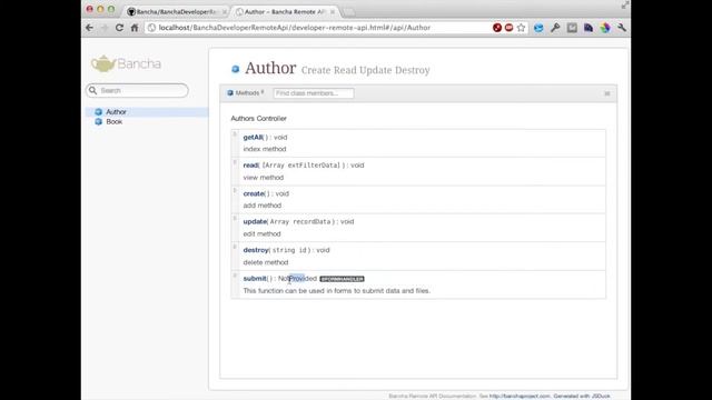 Bancha Tutorial - 3. API Viewer смотреть онлайн