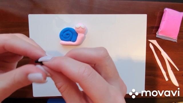 Лепка для детей ??? Лепим улитку из легкого пластилина ??? Урок по лепке смотреть онлайн