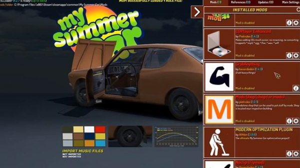 Как установить любые моды в My Summer Car