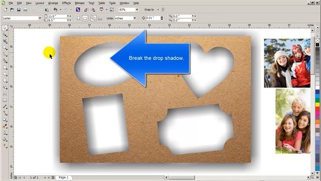 Creative album using CorelDRAW смотреть онлайн