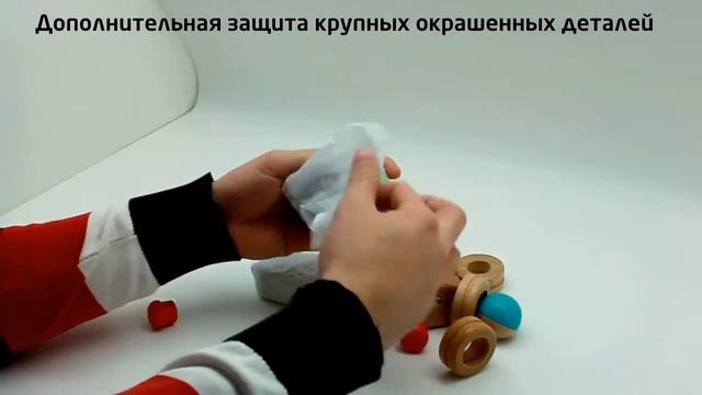 EQB Деревянный конструктор от 2 лет  Енот