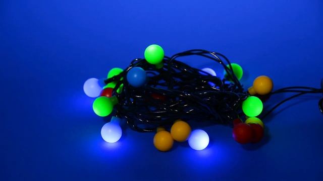 Новогодняя гирлянда Uniel ULD-S0280-020/DGA MULTI IP20 COLORBALLS 11093