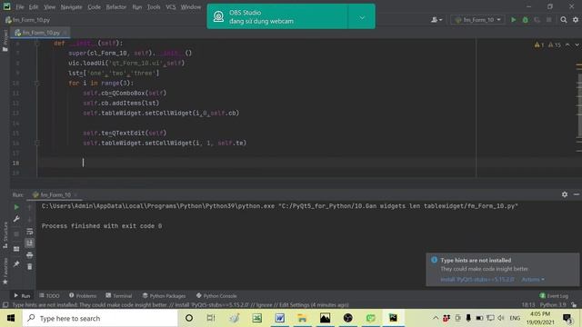 [PyQt5 for Python] - 10. Gắn công cụ lên table widget смотреть онлайн