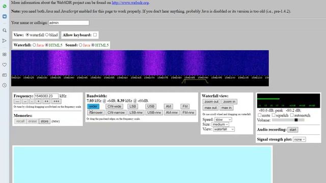 Использование websdr для декодирования AERO в L-диапазоне смотреть онлайн