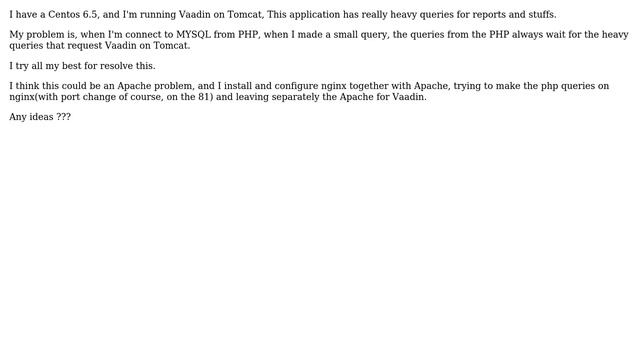 DevOps & SysAdmins: Small queries wait for large queries to resolve MYSQL PHP on Centos 6.5 смотреть онлайн