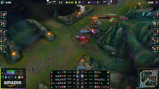 LDLC vs. RGO - Semifinals | 2022 Amazon European Masters | LDLC OL vs. AGO Rogue | Game 3 смотреть онлайн