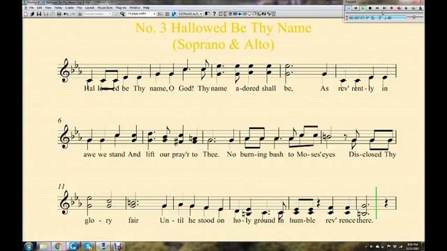 Hallowed Be Thy Name - Soprano & Alto смотреть онлайн