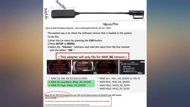 Newest Version for Audi Blueteeth Adapter VW Blueteeth Audi AMI MMI MDI BT 5.0 Aux revieww смотреть онлайн
