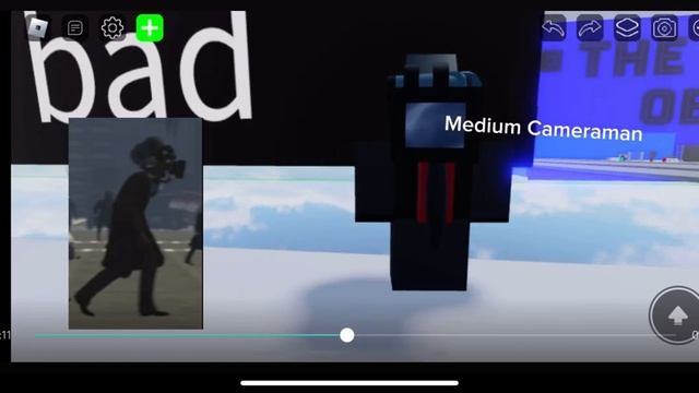 I made cameraman, speakerman and medium cameraman in roblox obby creator! смотреть онлайн
