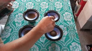 SONY SS -RG475 пропитываем резино - тканевый подвес динамиков от музыкального центра