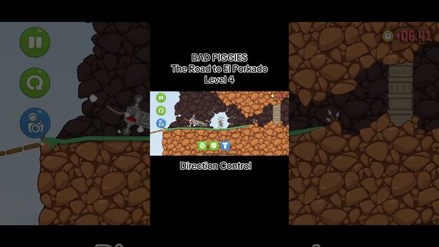 BAD PIGGIES The Road To El Porkado Level 4 #badpiggies #craft #level #4 #level4 #stars #3stars