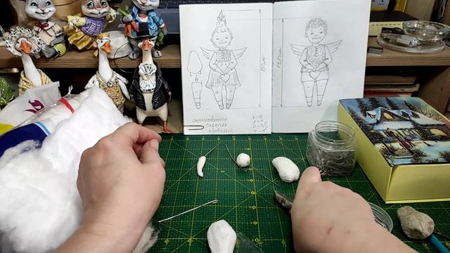 ? АНГЕЛОЧЕК. Урок номер 2. Делаем ножки, ручки и подвесы. смотреть онлайн