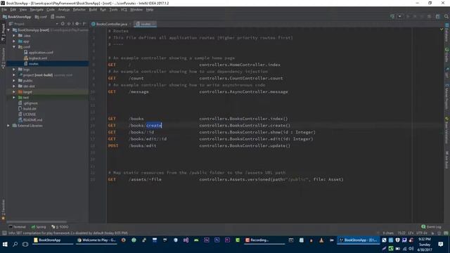 Play Framework Tutorial # 11 | Define Routes for Book Store App in Play Framework смотреть онлайн