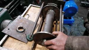 Механическая лебёдка на УАЗ. Очень мощная. 100 метров троса.