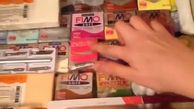 Обзор ящика с полимерной глиной . смотреть онлайн