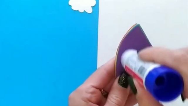 красивый ЗОНТ из бумаги своими РУКАМИ! Поделки с ДЕТЬМИ. Чем занять ребёнка!? смотреть онлайн