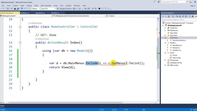 How to create dynamic Menu in ASP.NET MVC and Entity Framework | hindi смотреть онлайн
