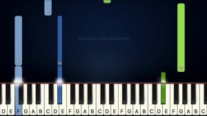 It's Raining Somewhere Else - Undertale | EASY Piano Tutorial