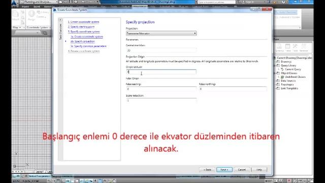 Autocad Map 3d 2014'de koordinatsistemi belirleme ve düzenlemesi смотреть онлайн