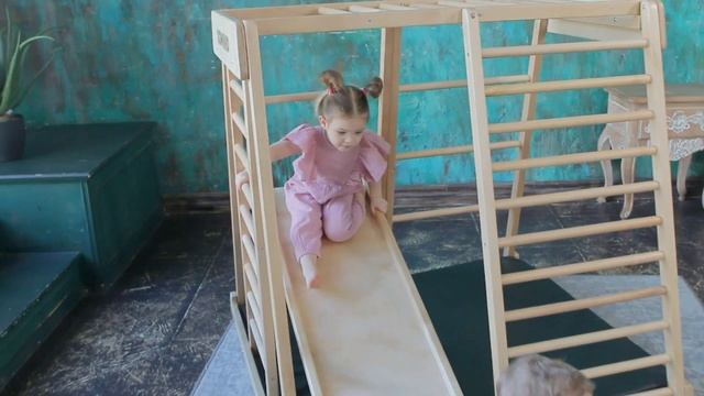 KIDWOOD - детские спортивные комплексы из натурального дерева смотреть онлайн