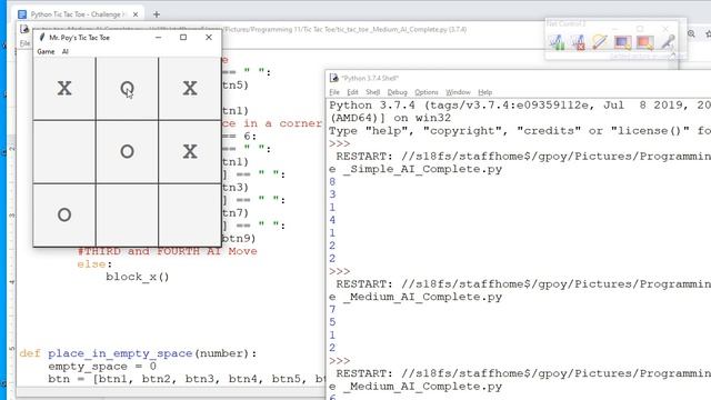 Python Tic Tac Toe Lesson #7 Fix Medium AI смотреть онлайн